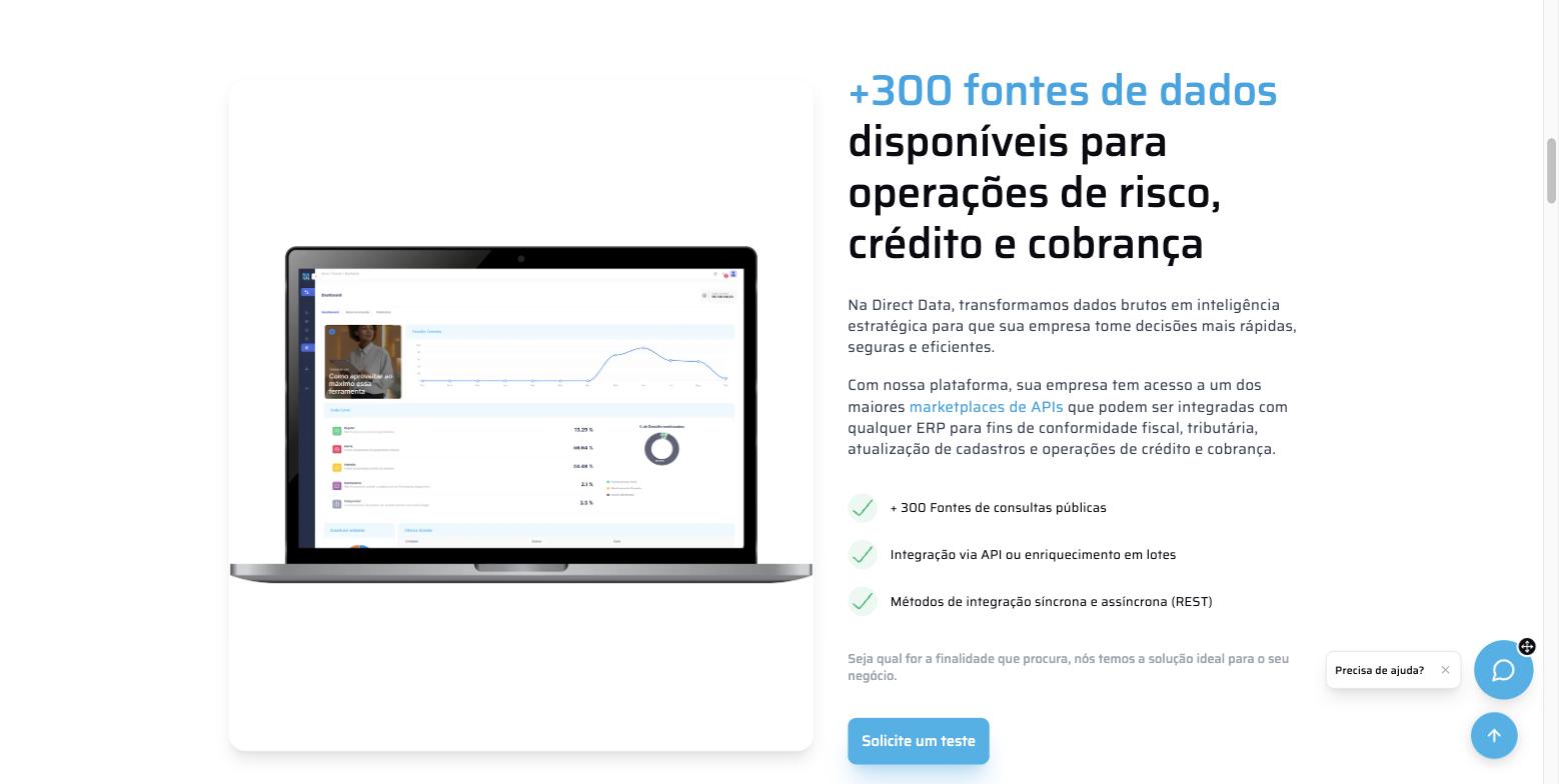 direct.data — plataforma do produto