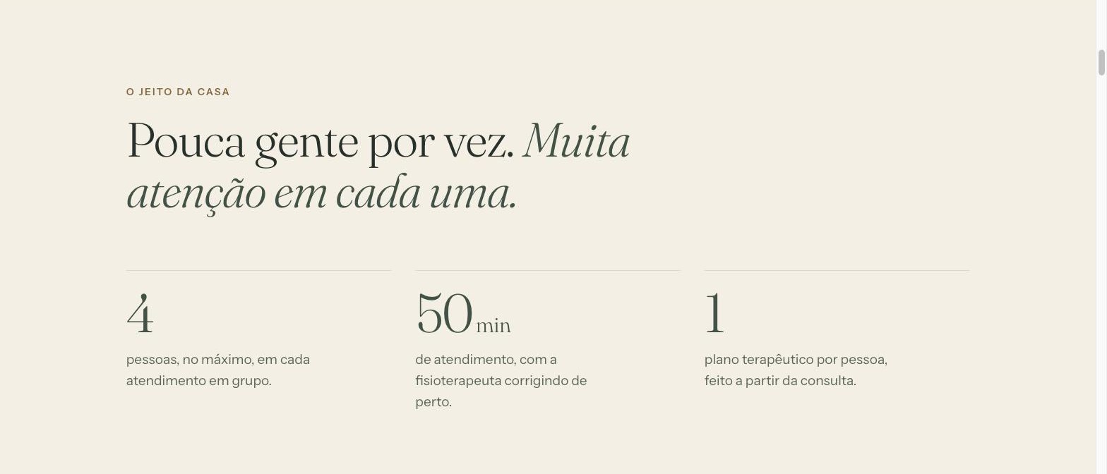 Luipilates — pouca gente por vez, muita atenção em cada uma