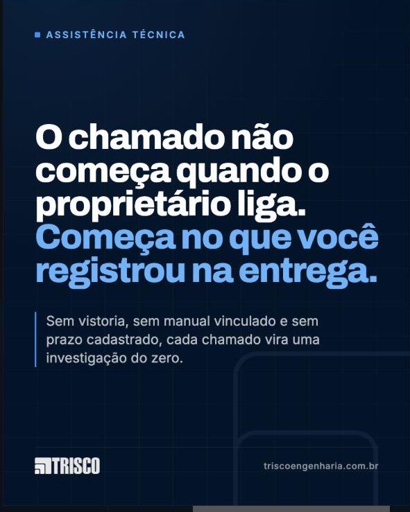 Post TRISCO — o chamado começa na entrega